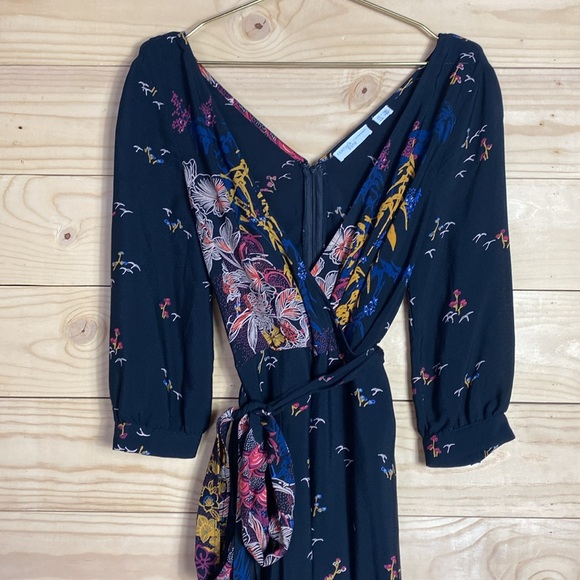 Anthropologie Feather Nara floral jumpsuit size 2 - Picture 4 of 11